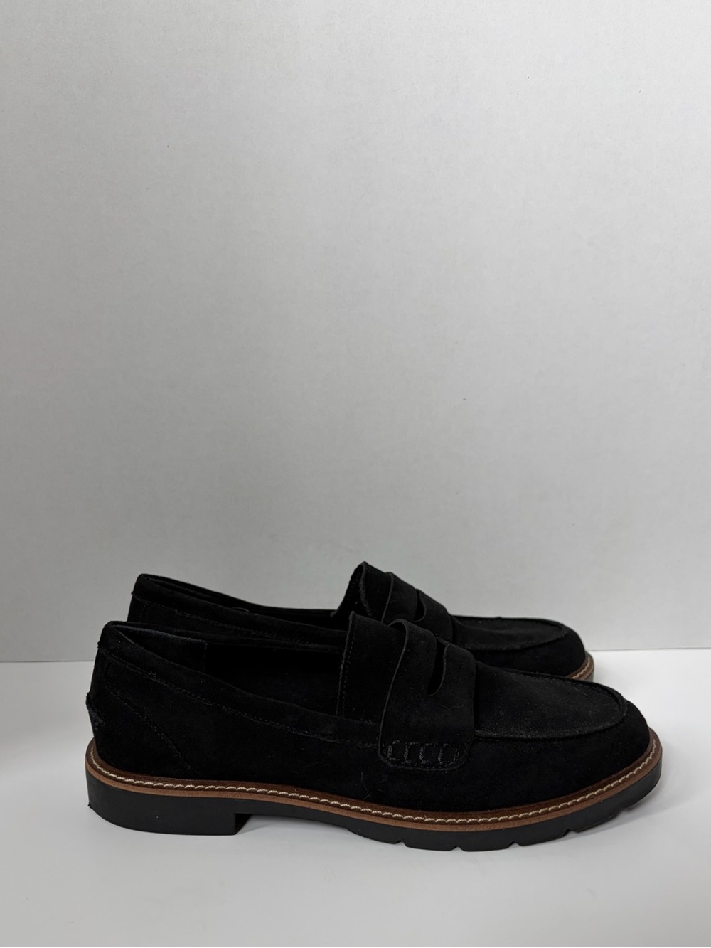 Anne Klein flex Everly black slip on loafer flats comfort fabric ladies 10 M